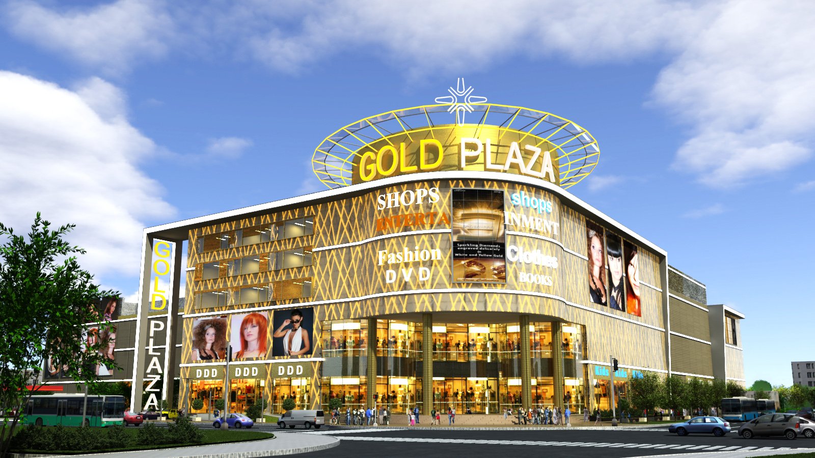 Gold Plaza Baia Mare singurul mall aflat în construcţie în nord