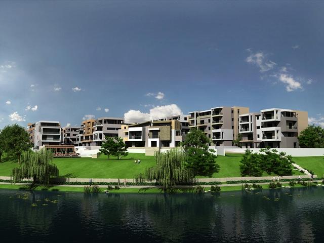 Aflaţi încă în stadiul de construcţie, dezvoltatorii Perla Residence au semnat contracte pentru 10% din apartamente