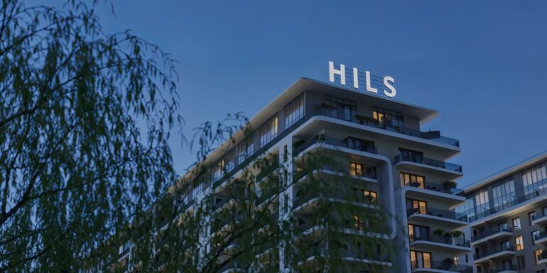 imagine cu un proiect rezidential hils development