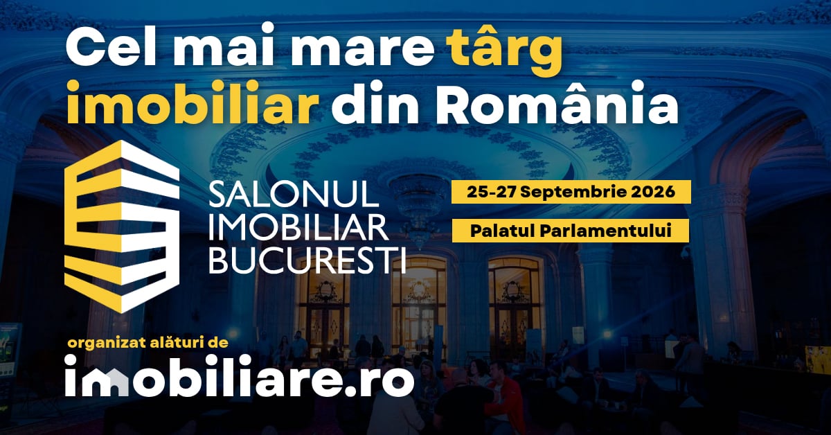 Locuințe de la 12.500 euro la cel mai mare eveniment de real estate din România, organizat alături de Imobiliare.ro. Când începe Salonul Imobiliar București?
