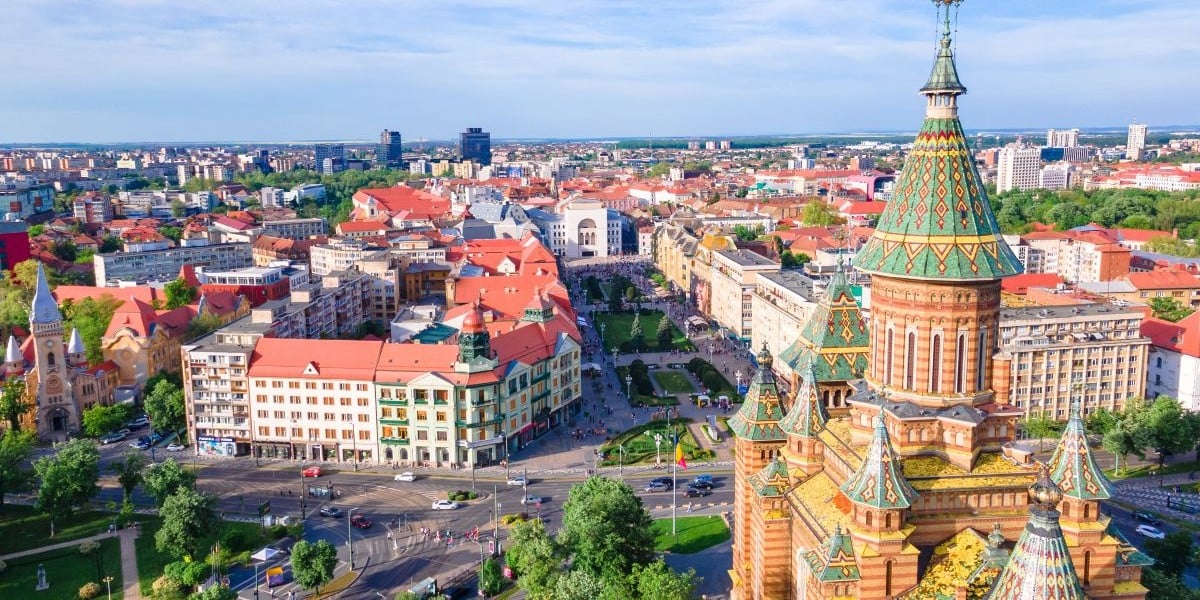 panorama orasului timisoara din romania